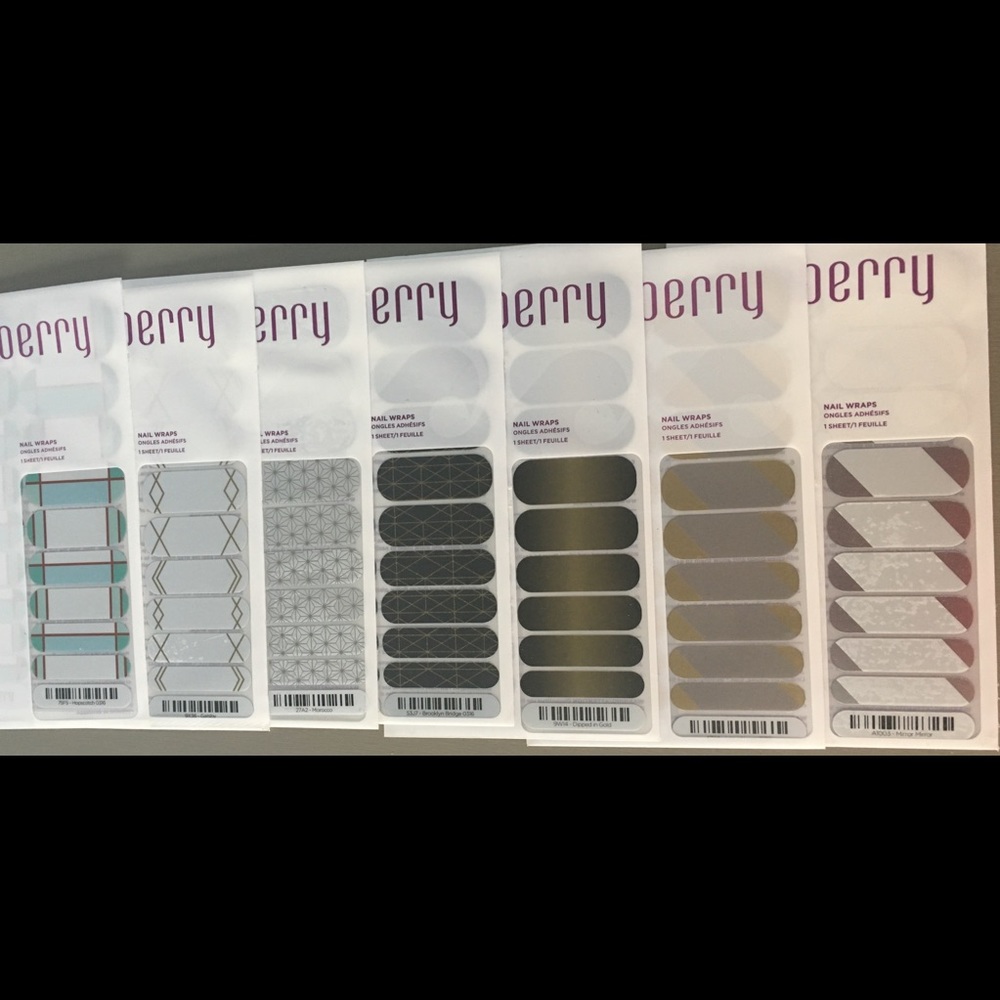 Jamberry nail wraps metallics (full sheets)